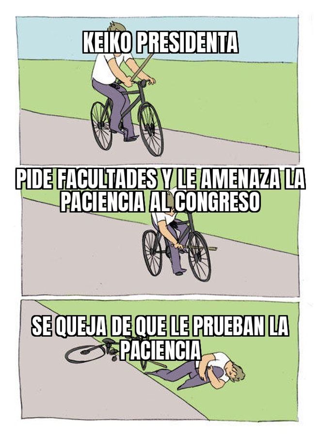 Keiko Fujimori, ya como presidenta, le avisa al Congreso que "están poniendo a prueba la paciencia del…