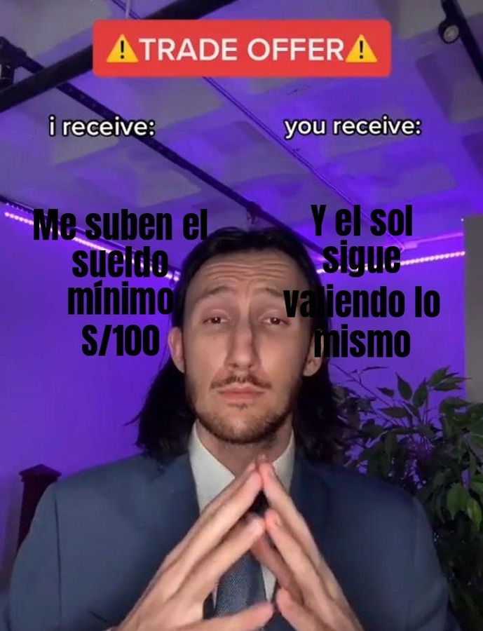 Desde mañana el sueldo mínimo en Perú sube a S/1.230, y todavía falta otro aumento.