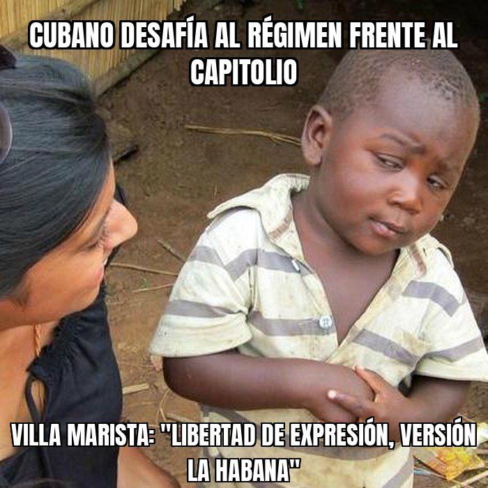 Cubano que desafió al régimen frente al Capitolio pasó de una comisaría a Villa Marista, la cárcel de la…
