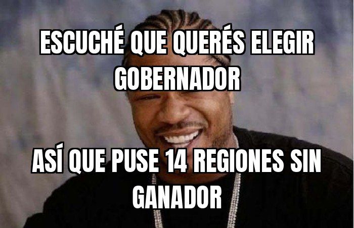14 regiones no eligieron gobernador a la primera: toca segunda vuelta