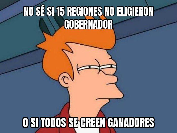 15 de las 25 regiones no eligieron gobernador y se van a segunda vuelta