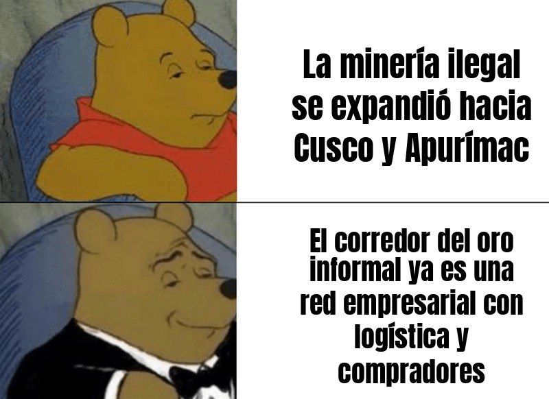 La minería ilegal ya no cabe en su zona: el corredor avanza hacia Cusco y Apurímac, en el sur del Perú