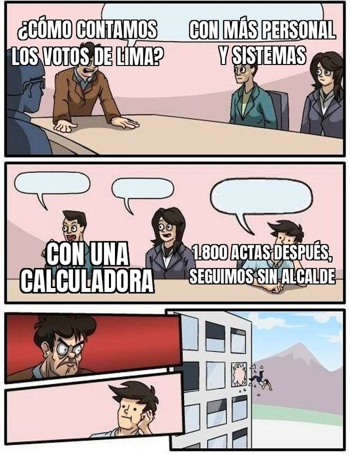 Lima sigue sin alcalde: más de 1.800 actas van a revisión y de ahí sale el ganador