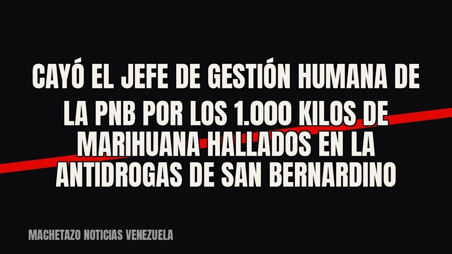 Cayó el jefe de Gestión Humana de la PNB por los 1.000 kilos de marihuana hallados en la Antidrogas de San…