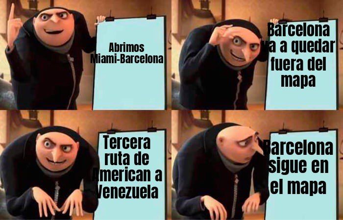 American Airlines suma su tercera ruta a Venezuela: ahora también vuela Miami–Barcelona