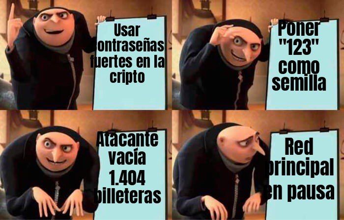 Qubic frenó su red porque un atacante vació 1.404 billeteras con semillas débiles.