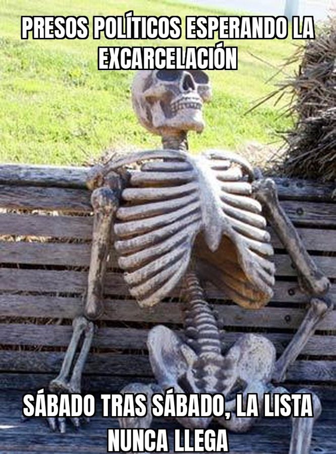 Velásquez exige que suelten a todos los presos políticos, ya, sin cuentagotas.