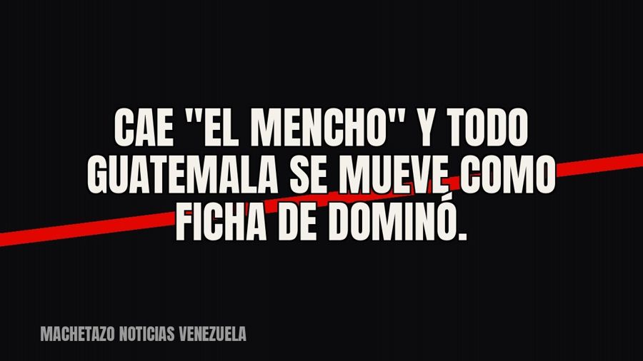 Cae "El Mencho" y todo Guatemala se mueve como ficha de dominó.