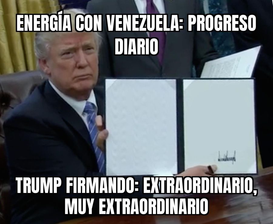 Trump dice que lo de Venezuela va «extraordinario» y que hay «progreso diario» con Caracas en materia de…