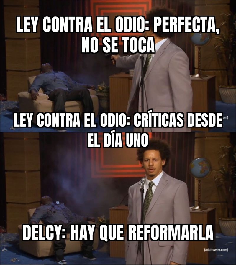 Delcy Rodríguez le pide a la Asamblea reformar la Ley contra el Odio, la más cuestionada del repertorio.