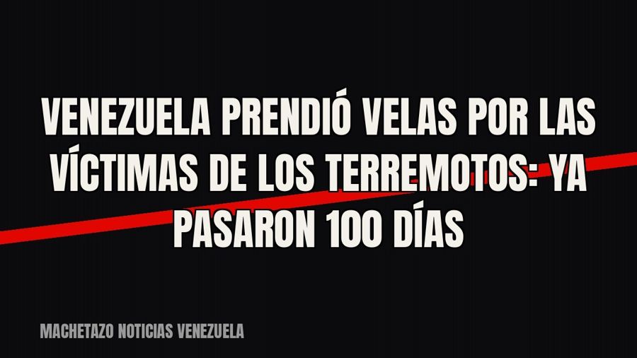 Venezuela prendió velas por las víctimas de los terremotos: ya pasaron 100 días