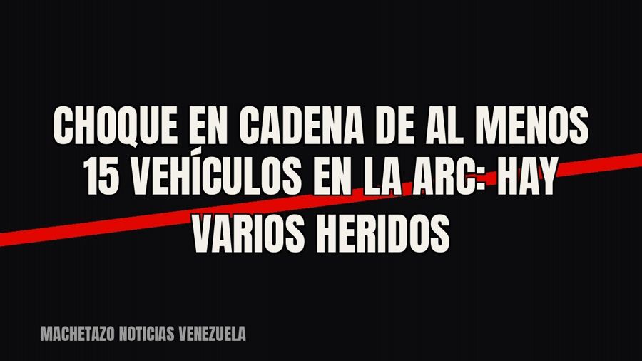 Choque en cadena de al menos 15 vehículos en la ARC: hay varios heridos