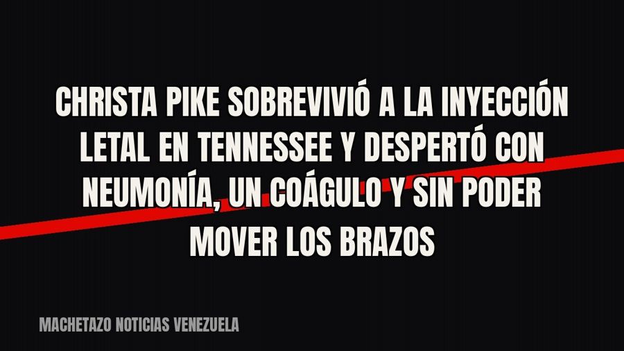 Christa Pike sobrevivió a la inyección letal en Tennessee y despertó con neumonía, un coágulo y sin poder…