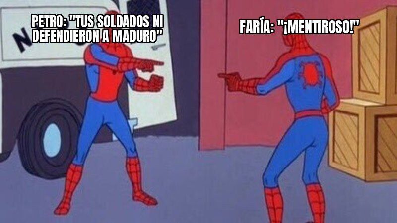 Jesús Faría llamó mentiroso a Gustavo Petro por decir que los soldados venezolanos no defendieron a Maduro