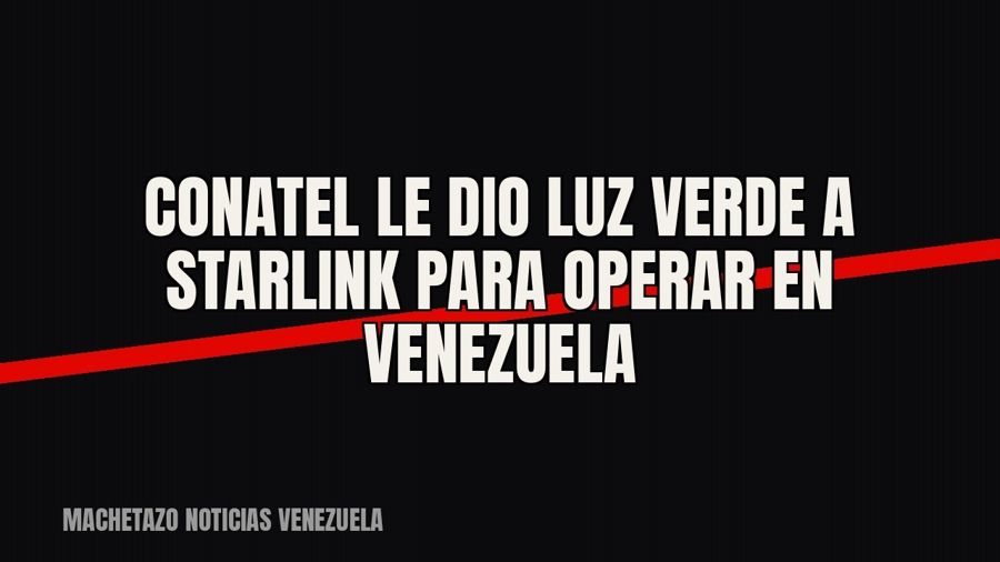 Conatel le dio luz verde a Starlink para operar en Venezuela